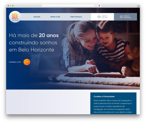 Sol Edificações best WordPress theme - soledificacoes.com.br