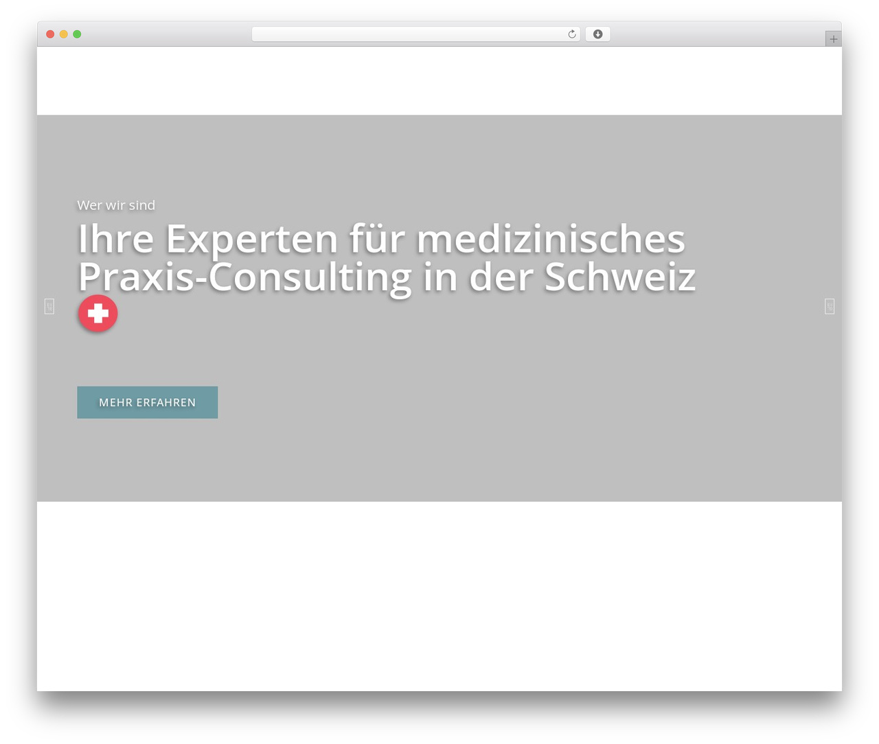 WordPress theme Basic Template for Elementor - med-consultants.ch