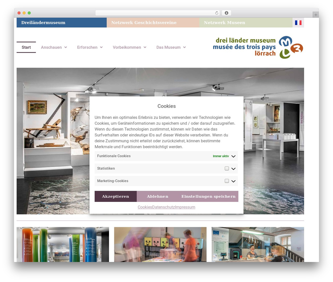 WordPress theme Hello Elementor - dreilaendermuseum.eu
