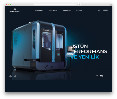 WordPress theme ShiftUp - maksimo.com