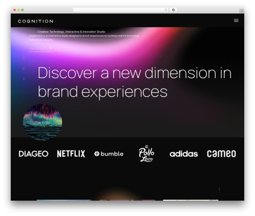 Best WordPress theme Agencium - cognitionlabs.io