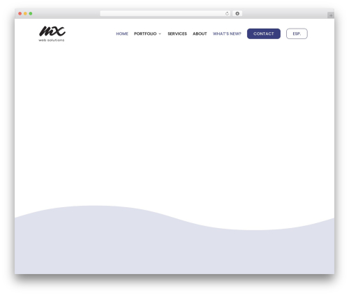 Divi WordPress theme - mxwebsolutions.com