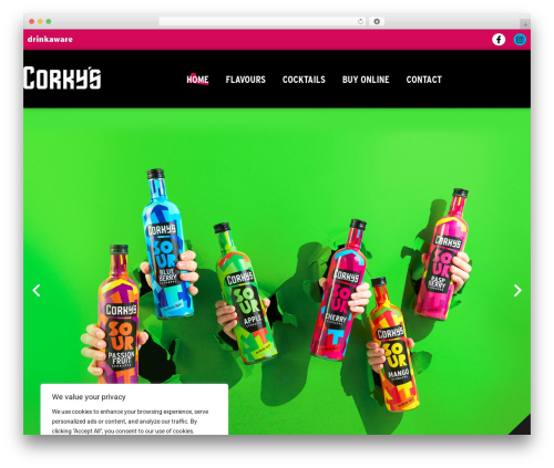 Hello Elementor WordPress website theme - corkys.co.uk
