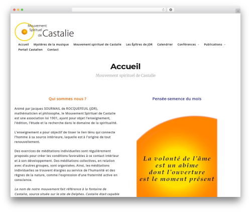 Superba WordPress theme - enseignement-spirituel.com