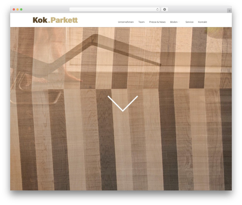 WordPress theme OneUp - www.kok-parkett.de