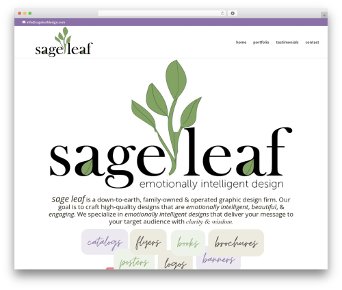 Divi modules typewriter WordPress plugin - sageleafdesign.com