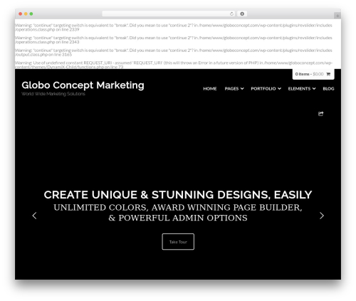 DynamiX WordPress theme - globoconcept.com