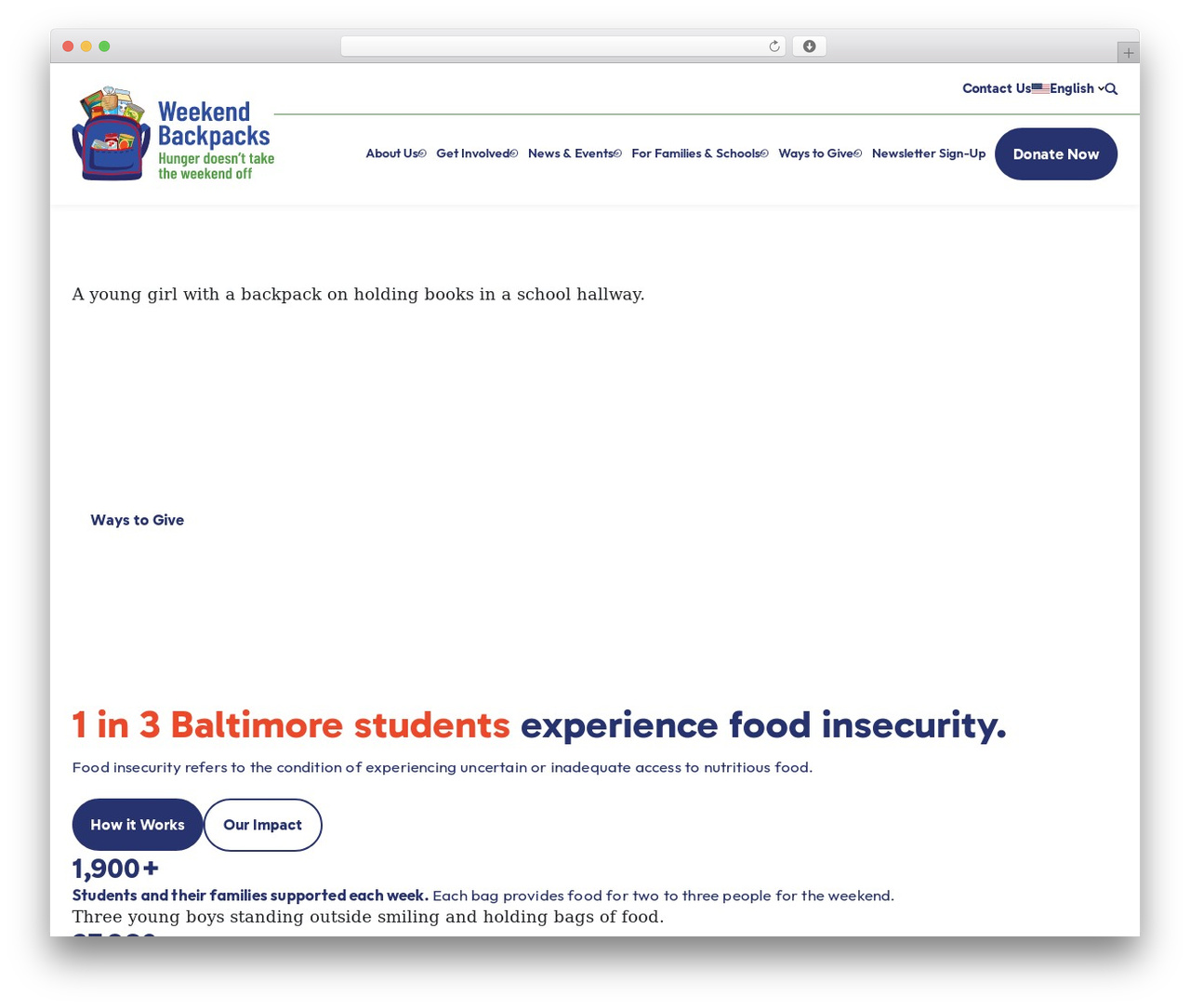 Elevation WordPress theme - weekendbackpacks.org