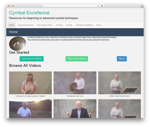 Flat Bootstrap free WordPress theme - cymbalexcellence.com Flat Bootstrap free WordPress theme - cymbalexcellence.com