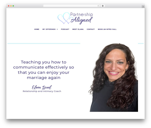 Hello Elementor WordPress theme design - partnershipaligned.com