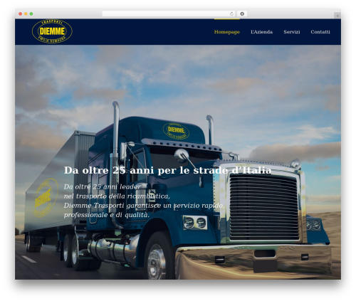 Joy WordPress theme - diemmetrasporti.com