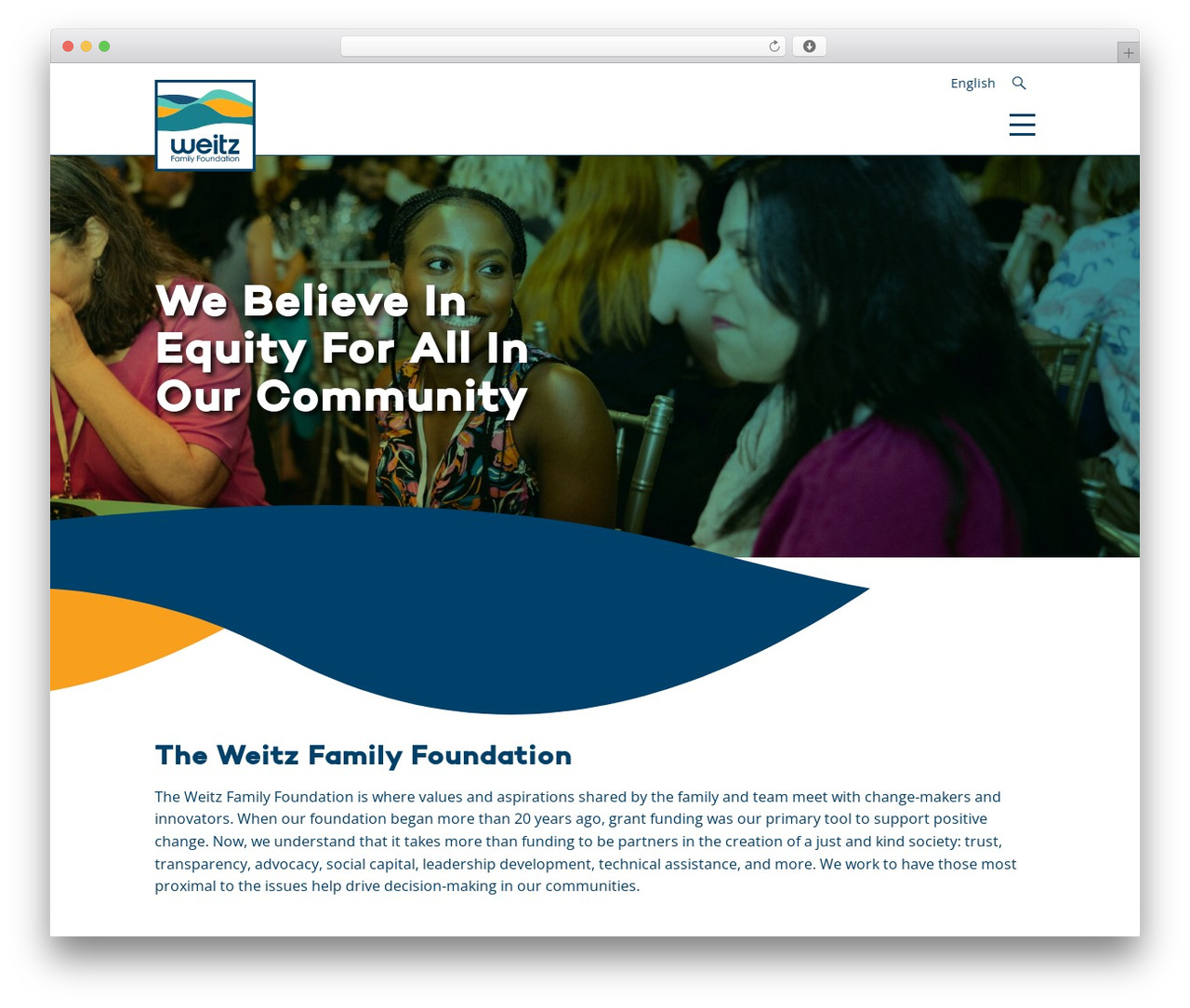 Plumb WordPress theme - weitzfamilyfoundation.org
