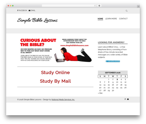 Simply Read WordPress theme - simplebiblelessons.com