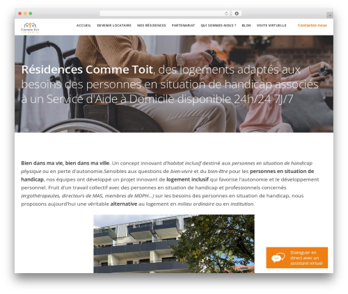 Stack WordPress theme - residences-commetoit.fr