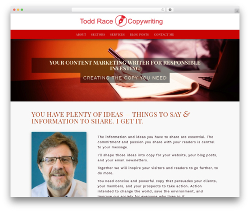 Theme WordPress Enfold - toddracecopywriting.com