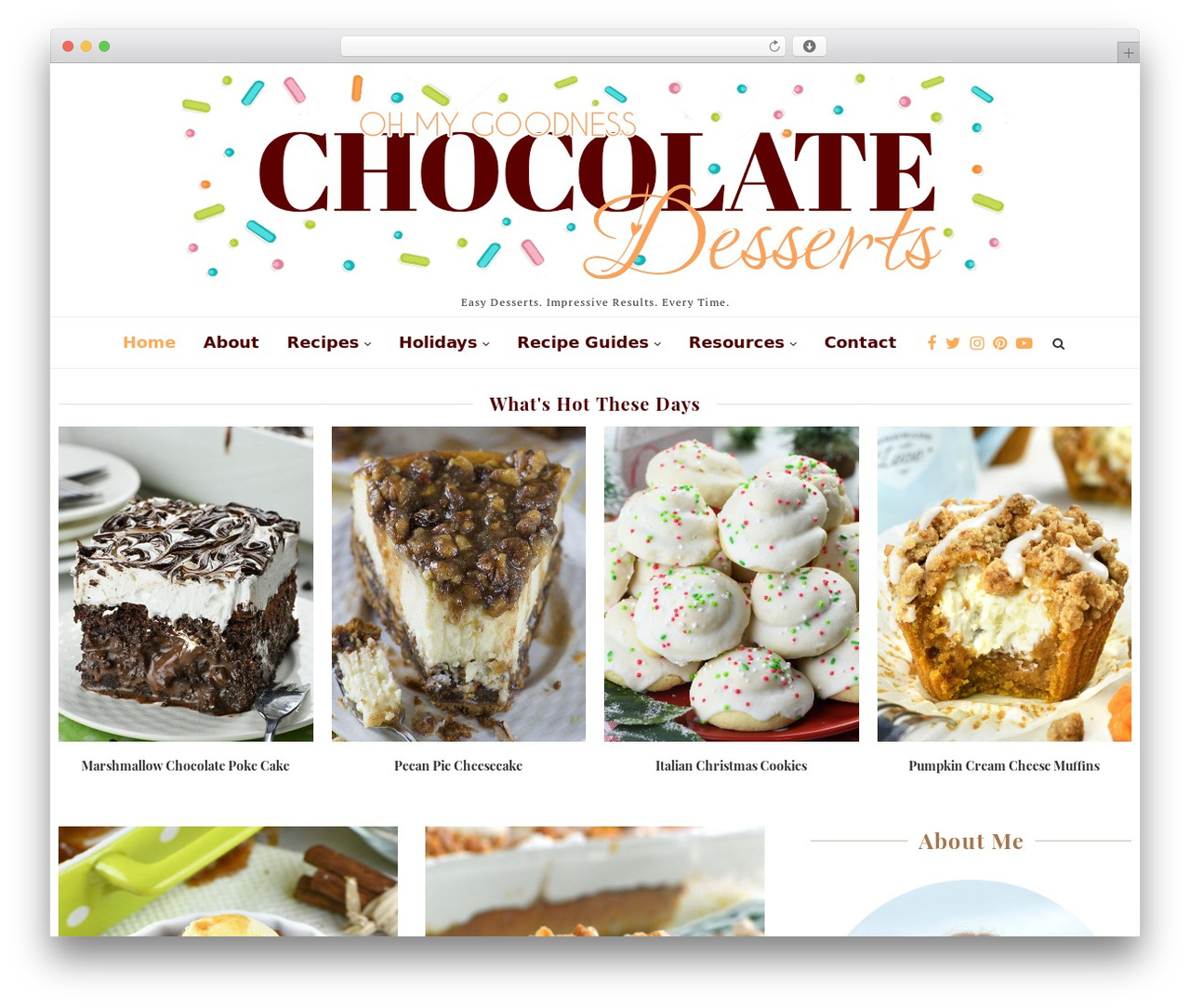 Theme WordPress soledad - omgchocolatedesserts.com