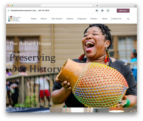 Halpes themer WordPress plugin - ballardhouseproject.org