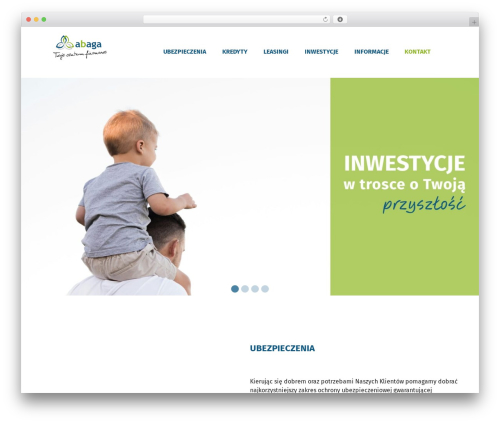 WordPress theme Abaga_dev - abaga.pl
