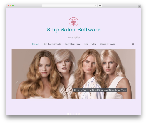 WordPress theme Eclipse - snipsalonsoftware.com