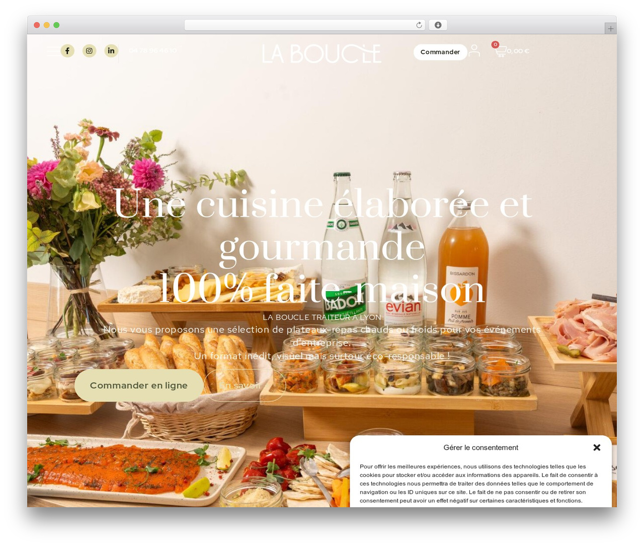 WordPress theme Hello Elementor - laboucle-traiteur.com