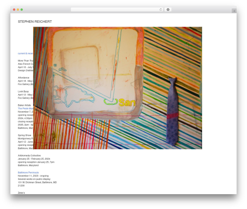 WordPress theme Made - reichertart.com