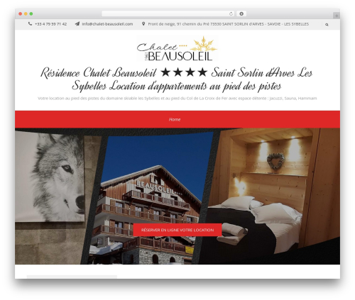 X Corporate theme WordPress - chalet-beausoleil.com
