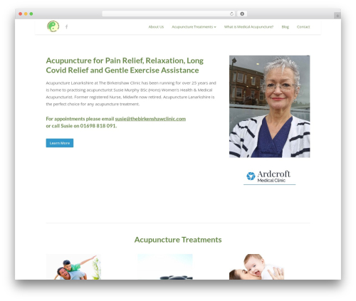 Basix WordPress theme design - thebirkenshawclinic.com