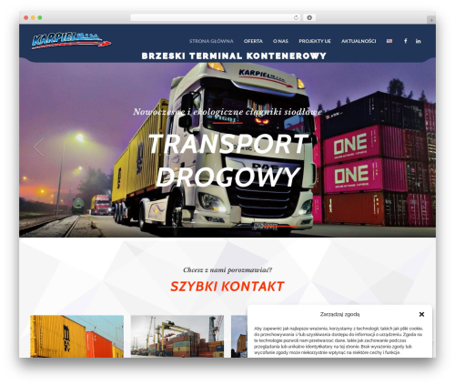 Cargo WordPress theme - karpiel.info.pl