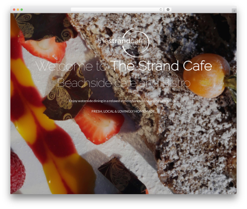 cherry theme WordPress - thestrandcafebistro.co.uk