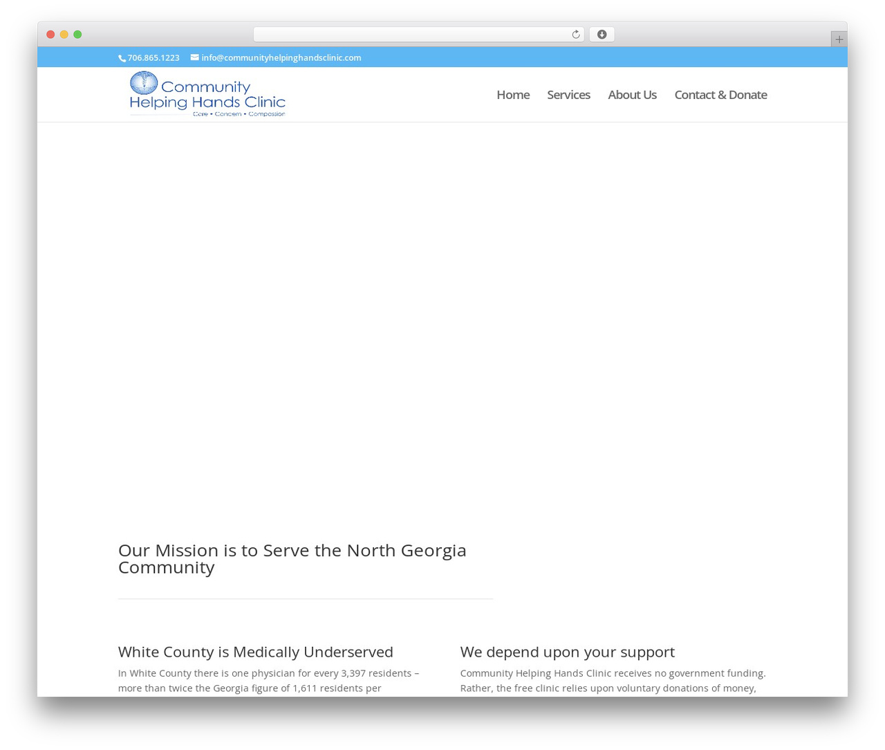CHHCChild theme WordPress - communityhelpinghandsclinic.com