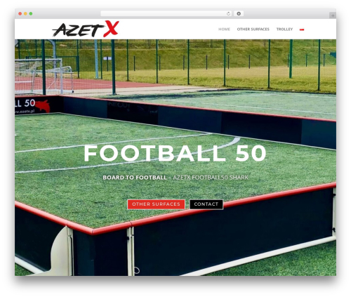Divi WordPress theme - football50.eu