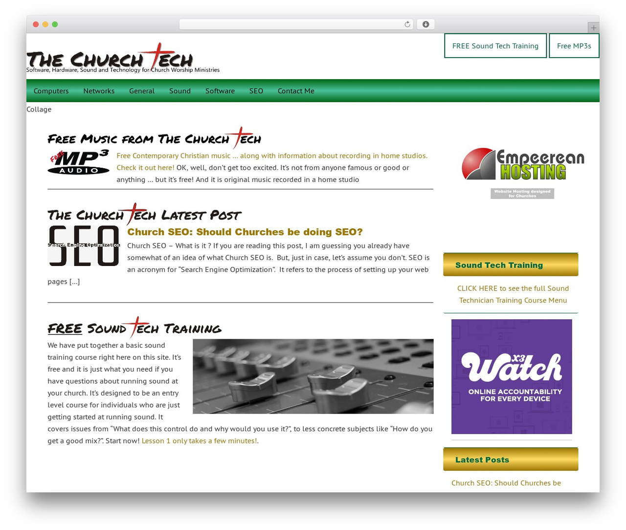 Dynamik-Gen WordPress theme - the-church-tech.com