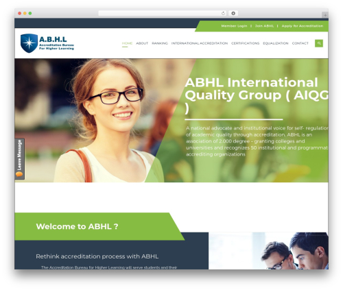 Educat WordPress theme - abhl.us