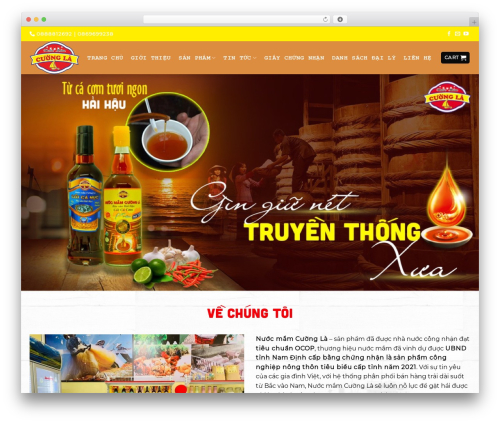 Flatsome theme WordPress - nuocmamcuongla.com