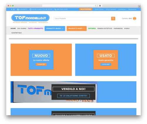 Flatsome WordPress theme - tofmondello.it