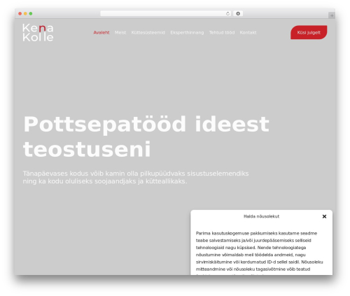 Hello Elementor top WordPress theme - kenakolle.ee