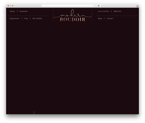 Hello Elementor WordPress theme - modernboudoirphoto.com