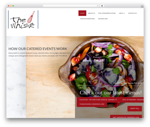 Linx WordPress theme - thewhisk.com