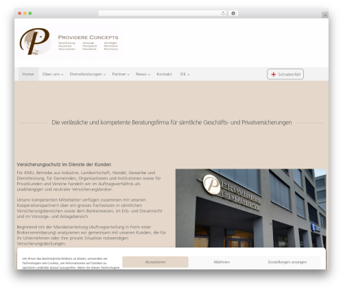Morello WordPress theme - providereconcepts.ch