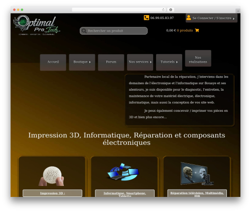 optimalprotech WordPress theme - optimalprotech.com
