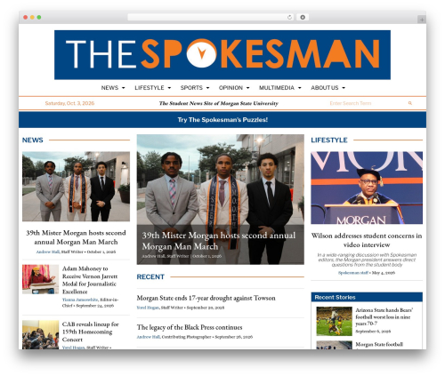 SNO FLEX newspaper WordPress theme - themsuspokesman.com