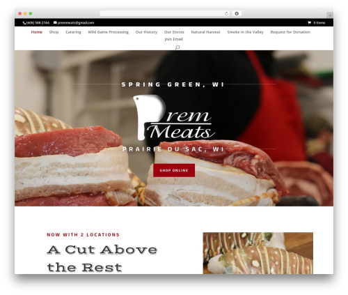 Merchant WordPress plugin - premmeats.com