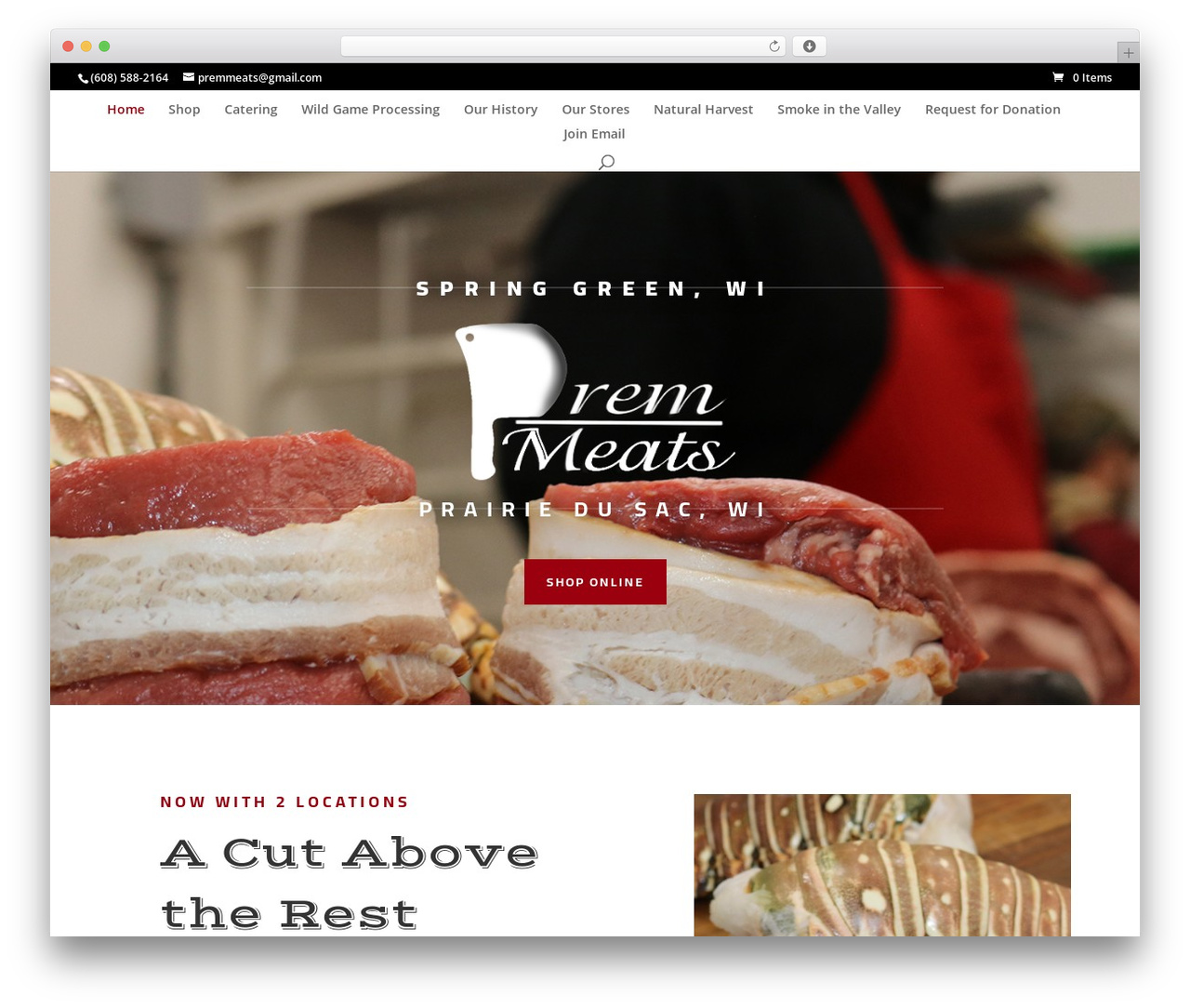 WordPress theme Divi - premmeats.com WordPress theme Divi - premmeats.com