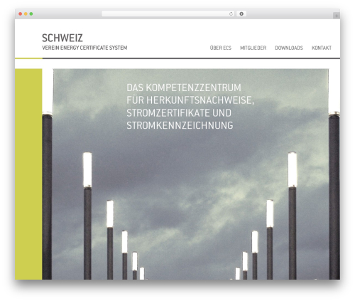 WordPress theme Web-Elements - ecs-schweiz.ch