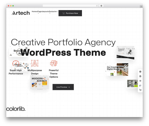 Artech Theme WordPress theme - artech.themescamp.com