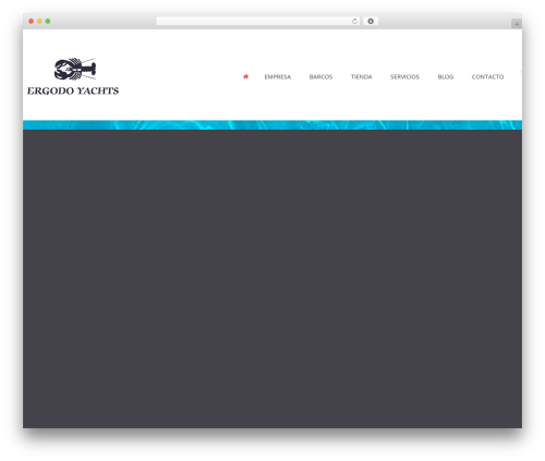 cherry WordPress theme - ergodoyachts.com