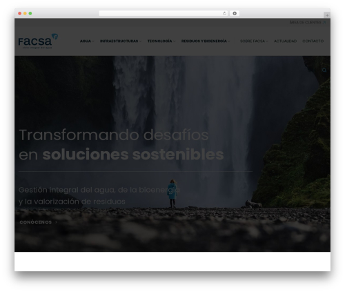 Digitis WordPress theme - facsa.com