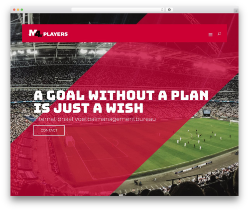 Divi WordPress theme - m4players.com