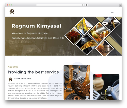 قالب کریوت best WordPress theme - regnumkimyasal.com