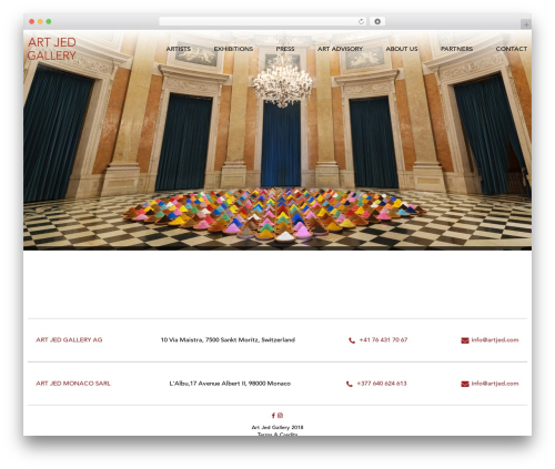 Projectic WordPress theme - artjed.com